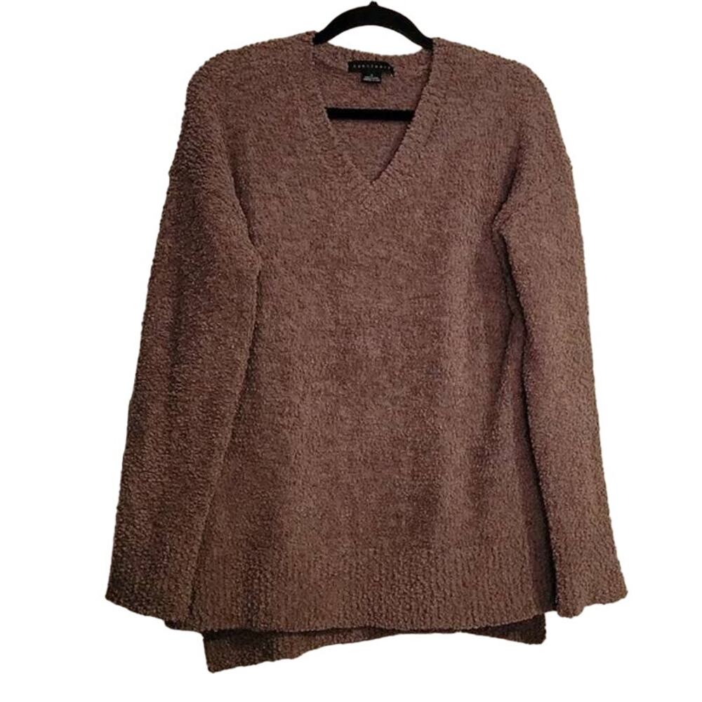 Nordstroms Sanctuary Brown Bliss V-Neck Pullover Size Large